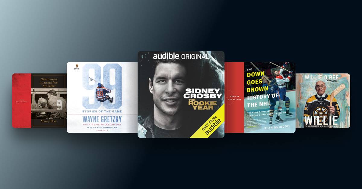 Wind up for a slapshot with these hockey podcasts and audiobooks