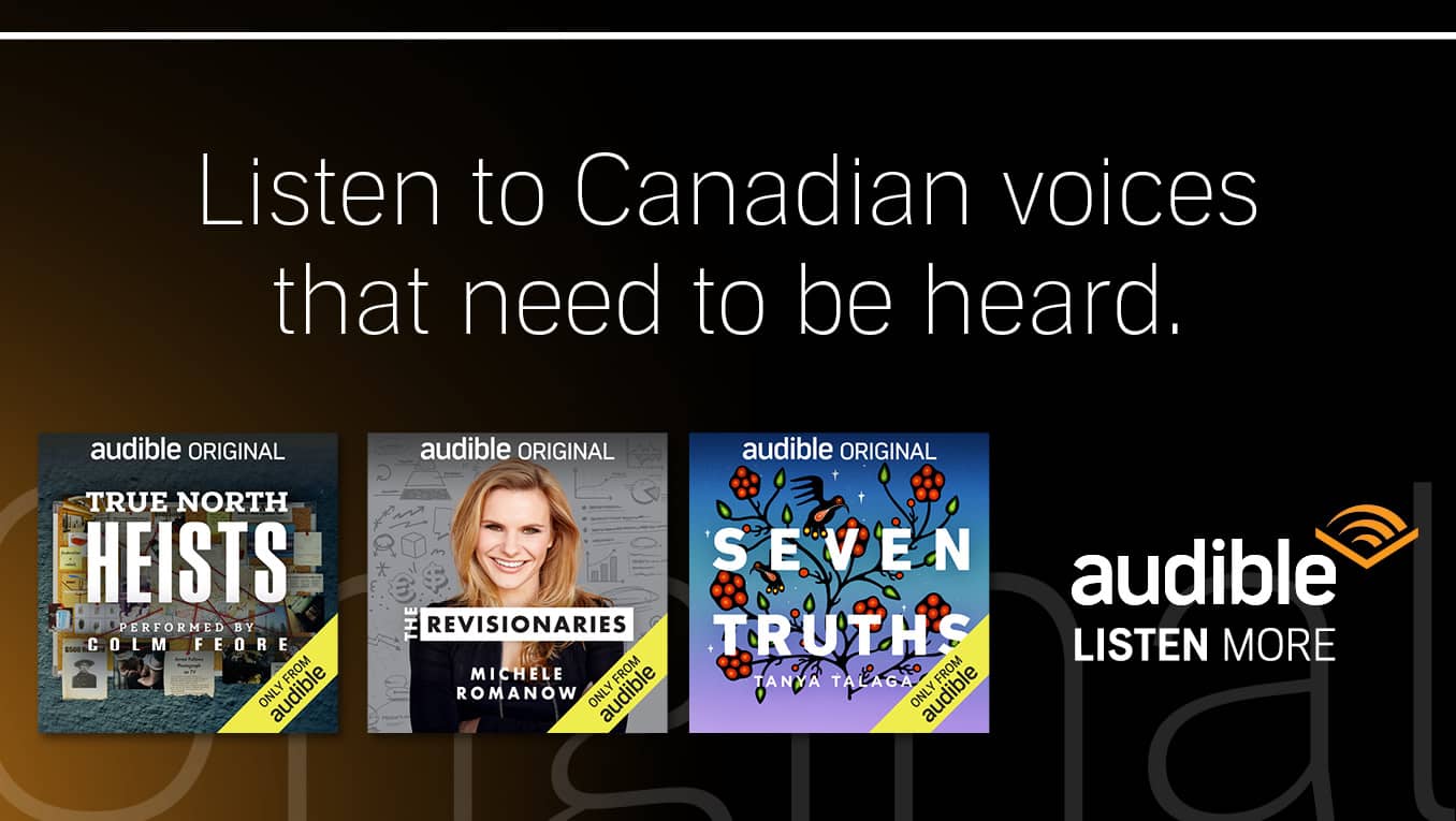 Canadian Audible Original New Releases For Your Next Listen Experience