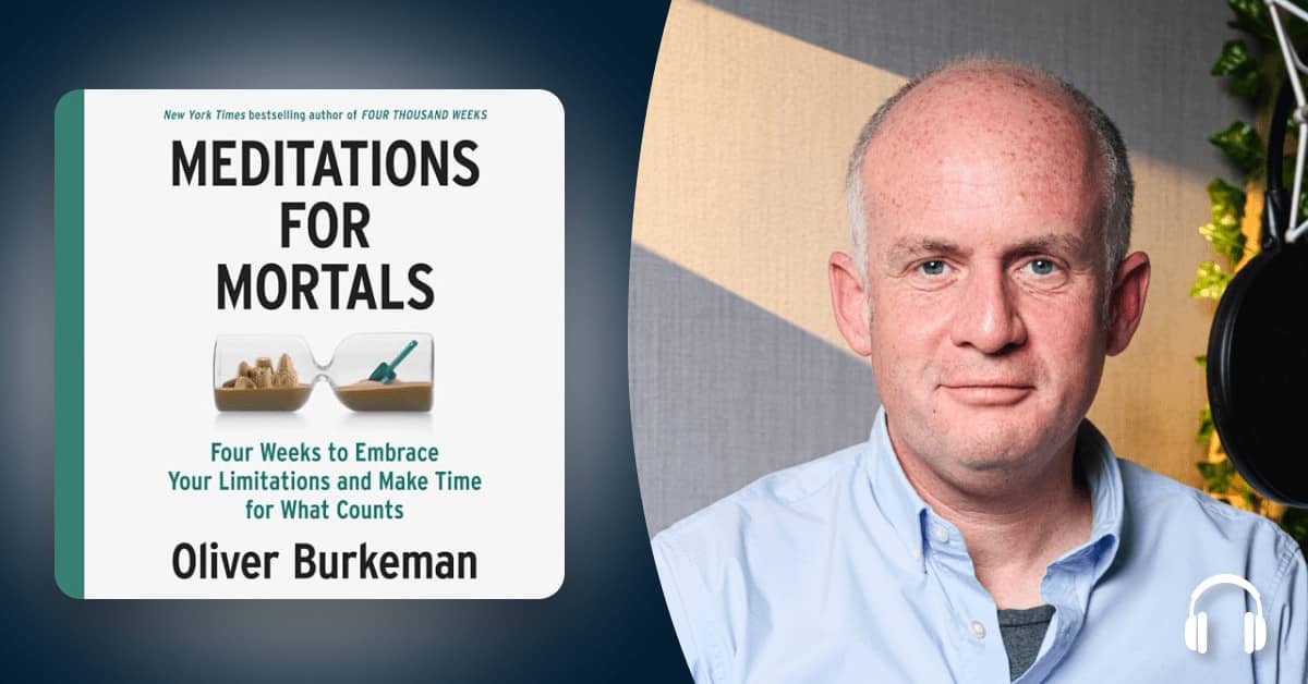 “Meditations for Mortals” inspires us to stop being perfectionists